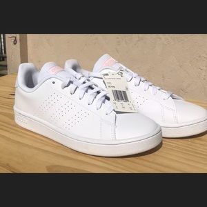 ADIDAS ADVANTAGE BASE WHITE/PINK EE7512 AUTHENTIC